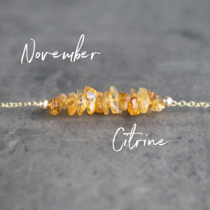 Citrine Crystal Necklace