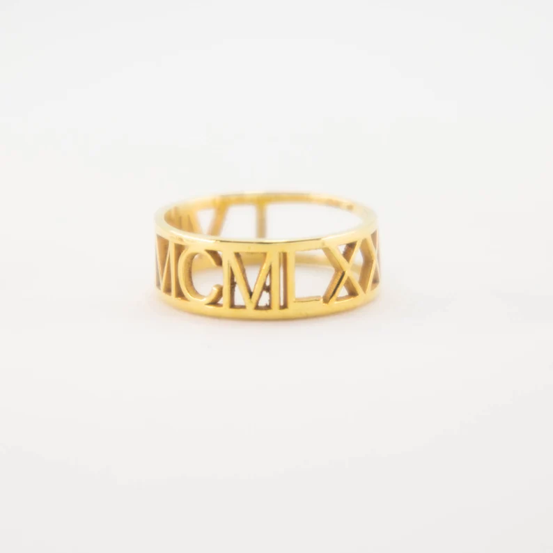 Roman Numeral Ring