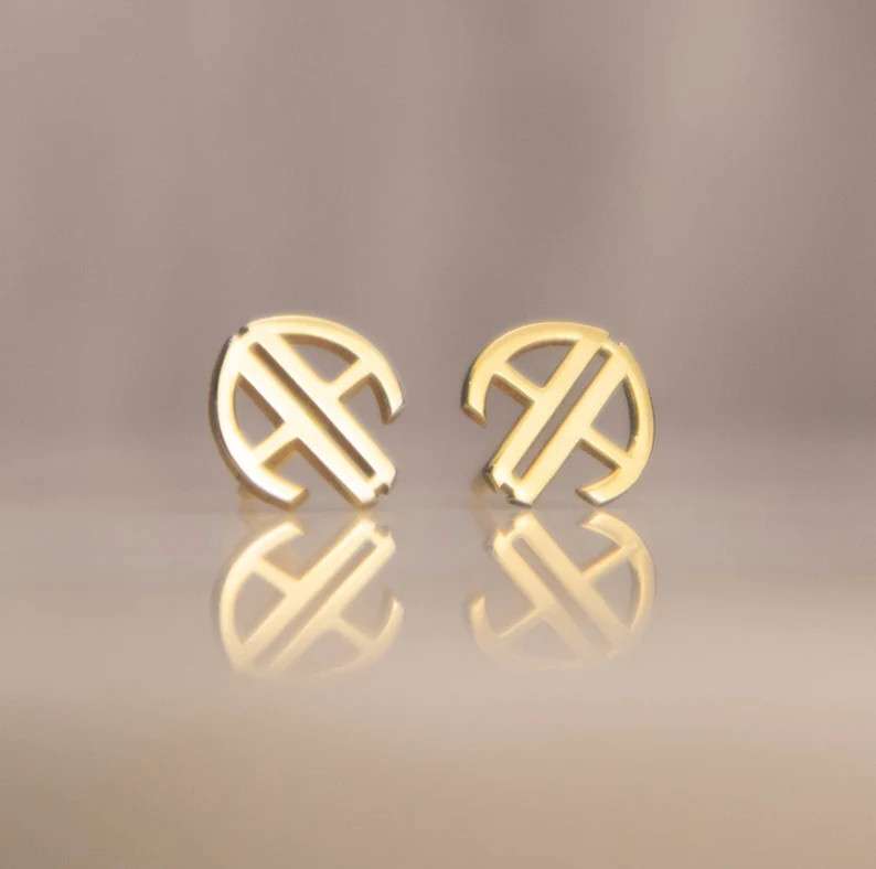 Monogram Earrings