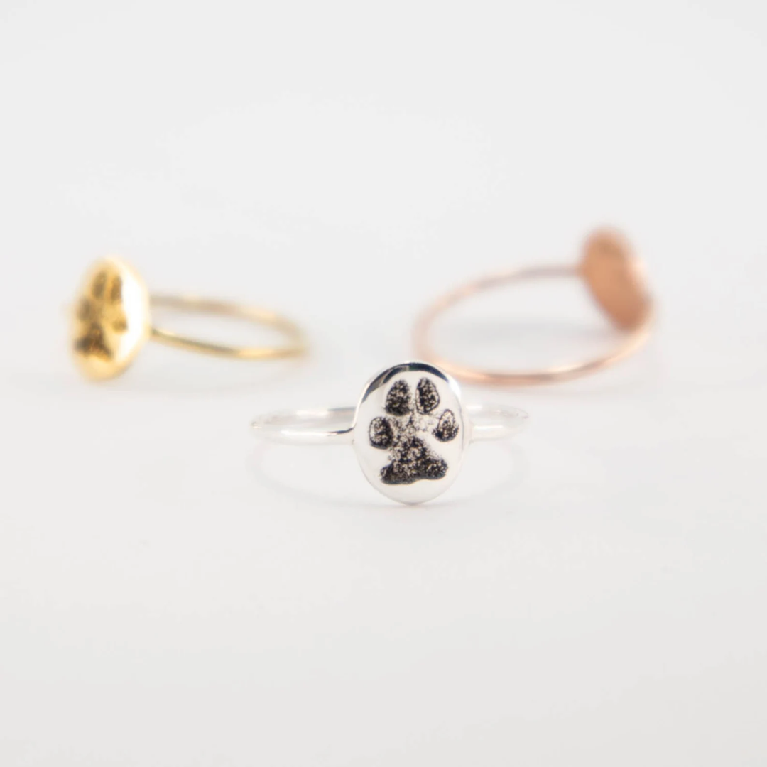 Paw Print Ring