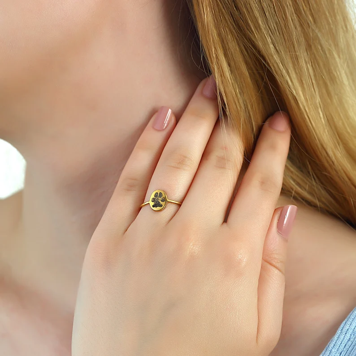 Paw Print Ring