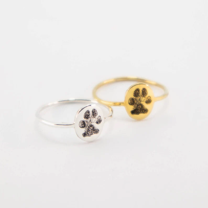 Paw Print Ring