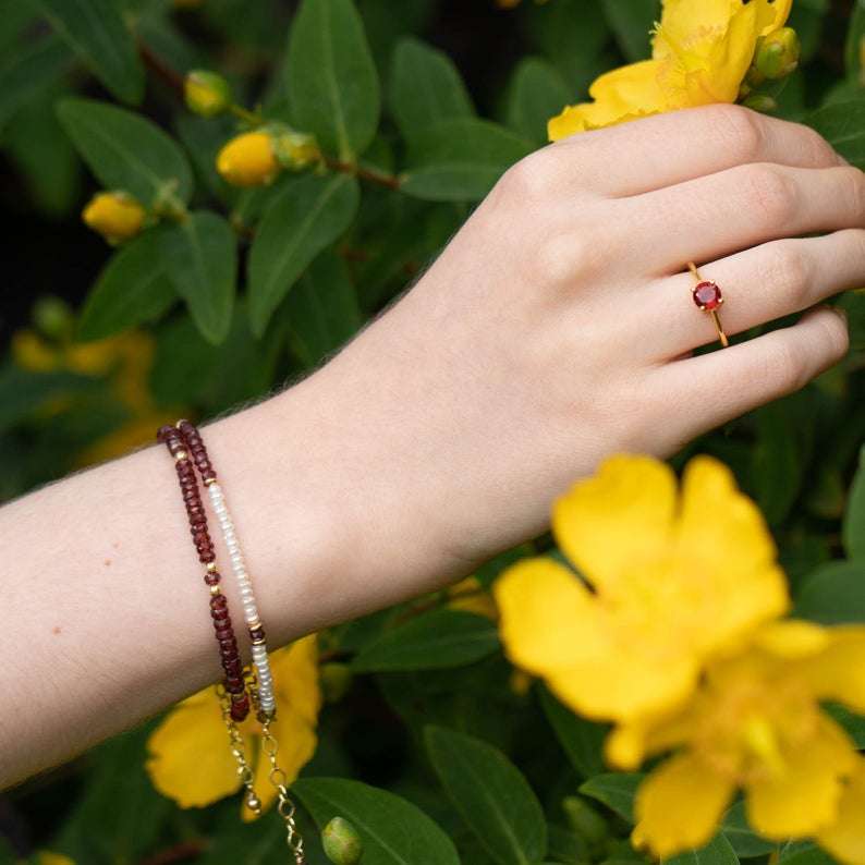 Garnet Bracelet