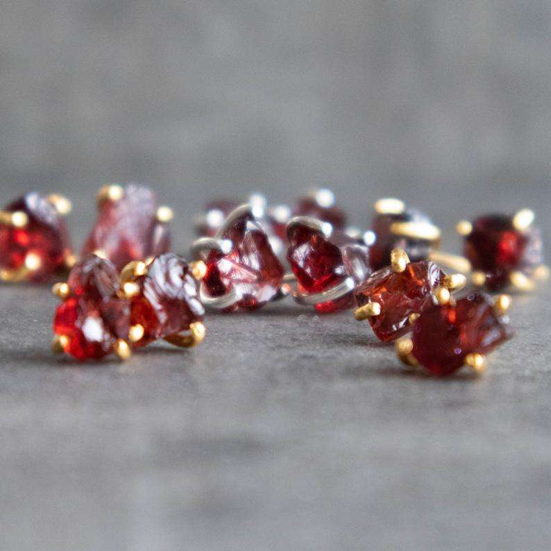 Garnet Earrings UK