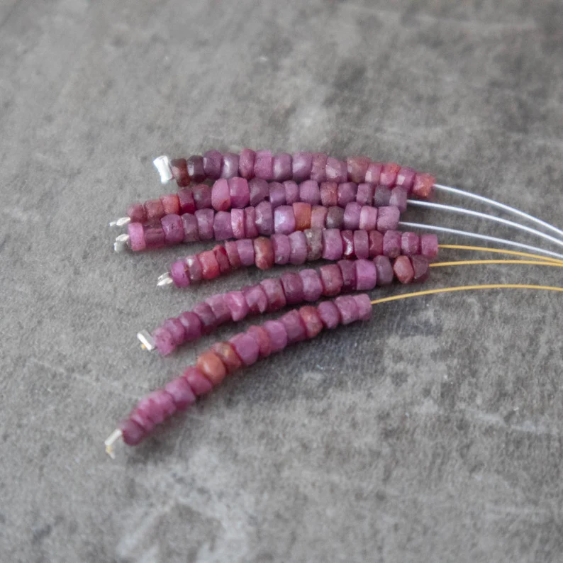 Raw Ruby Bracelet