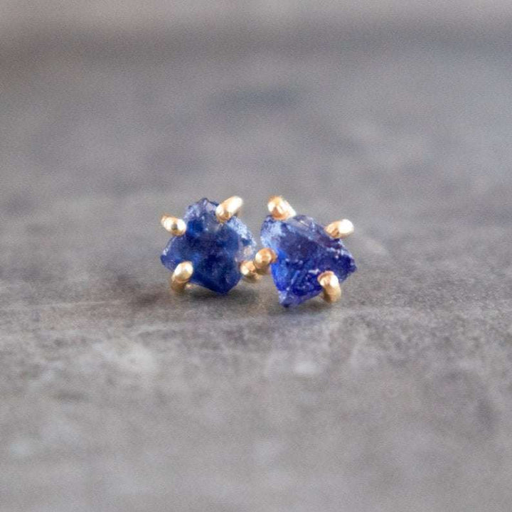 Raw Sapphire Earrings UK