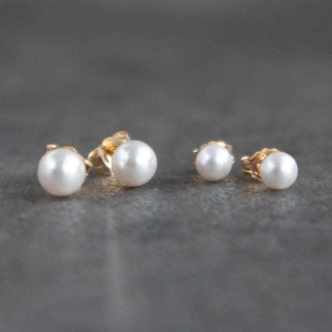 Pearl Stud Earrings