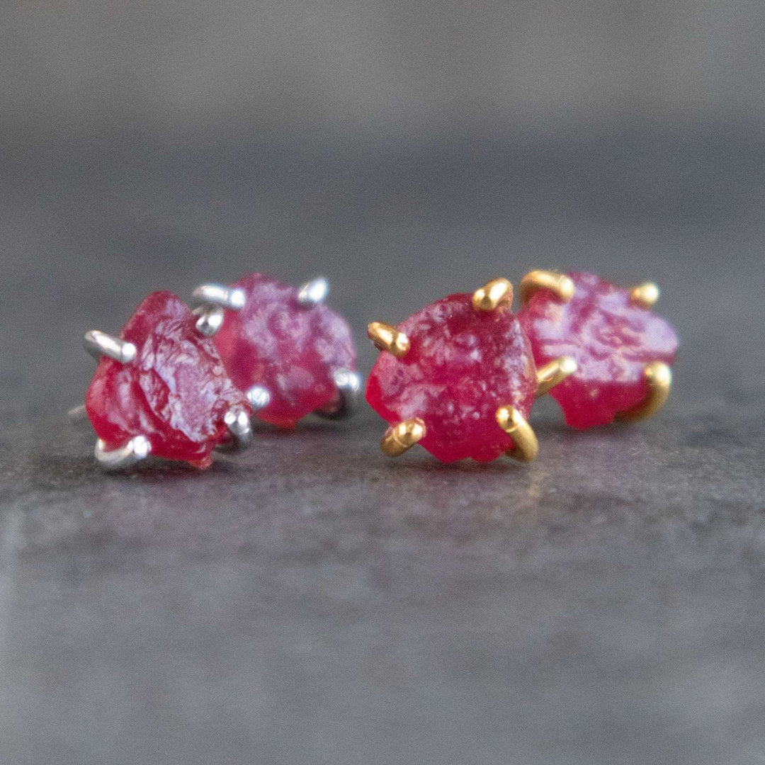 Ruby-Stud-Earrings