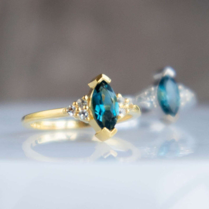 london blue topaz ring