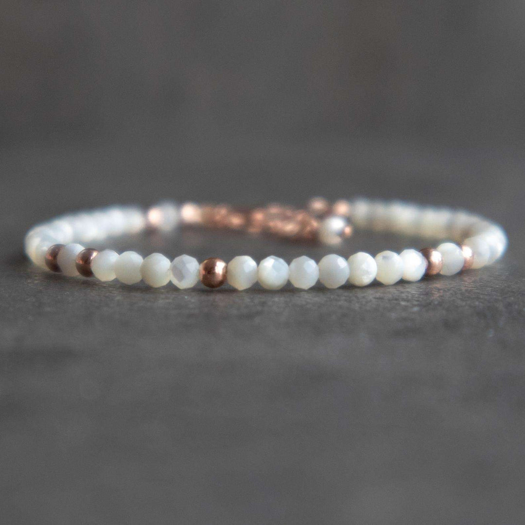 Rose Gold Mother of Pearl Bracelet