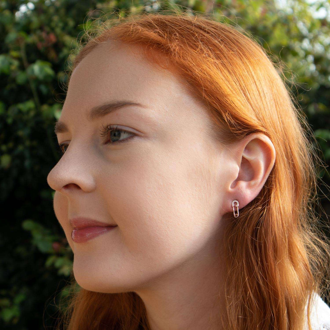 safety pin earring
