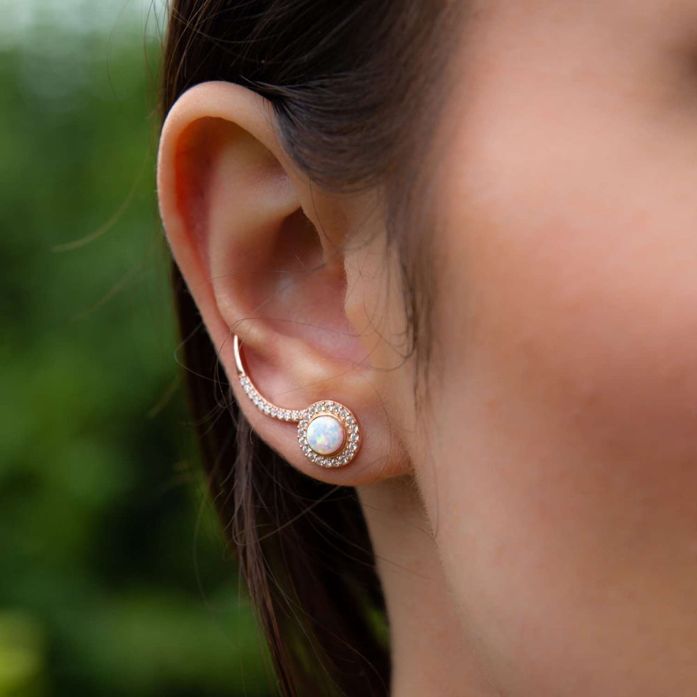 climber stud earrings