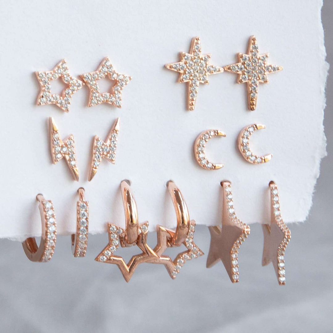 Rose Gold Earrings