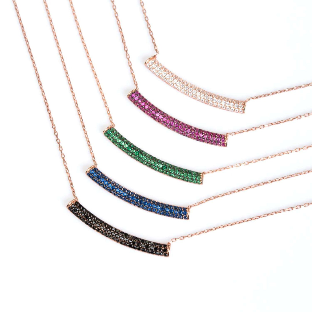 Curve Bar Necklaces