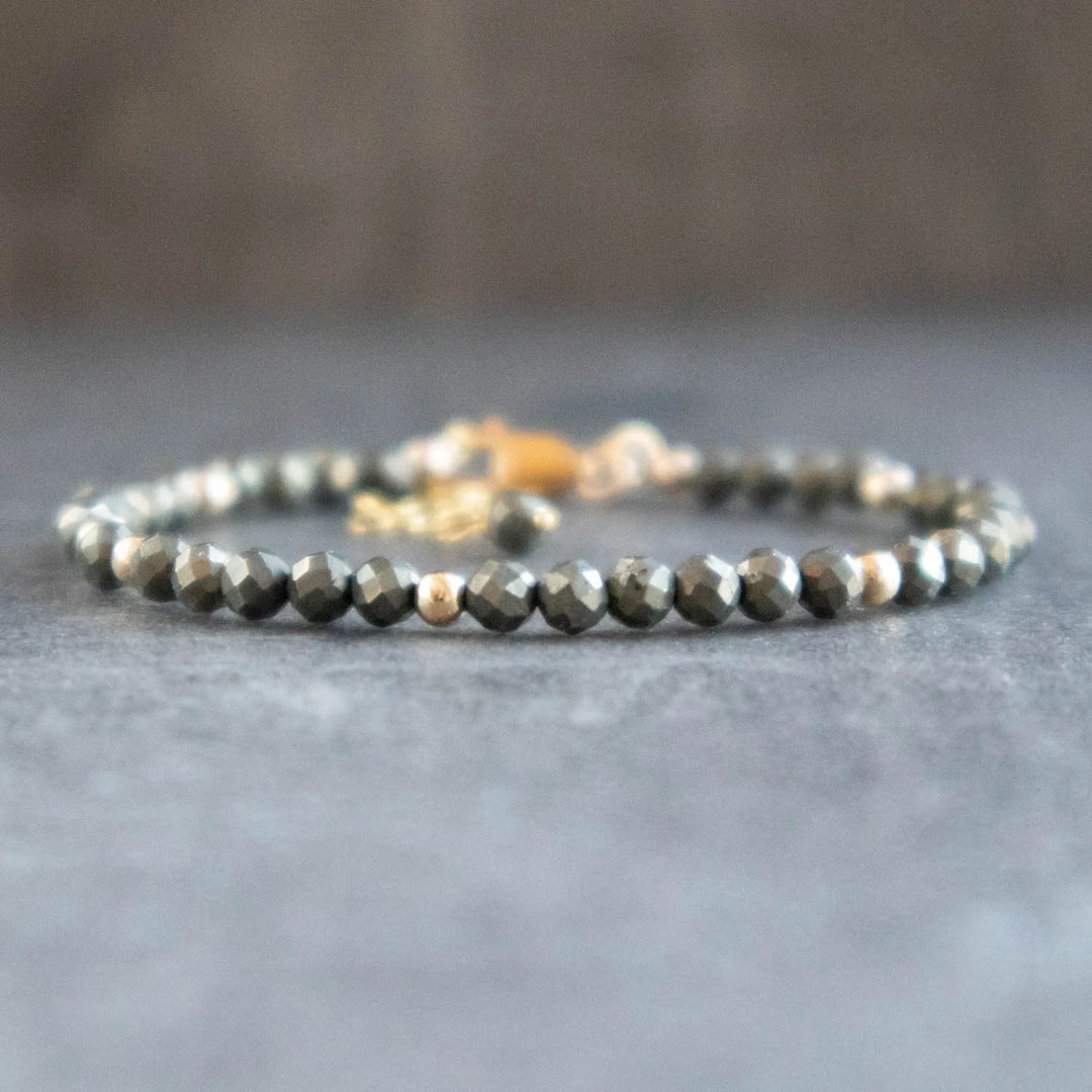 pyrite bracelet