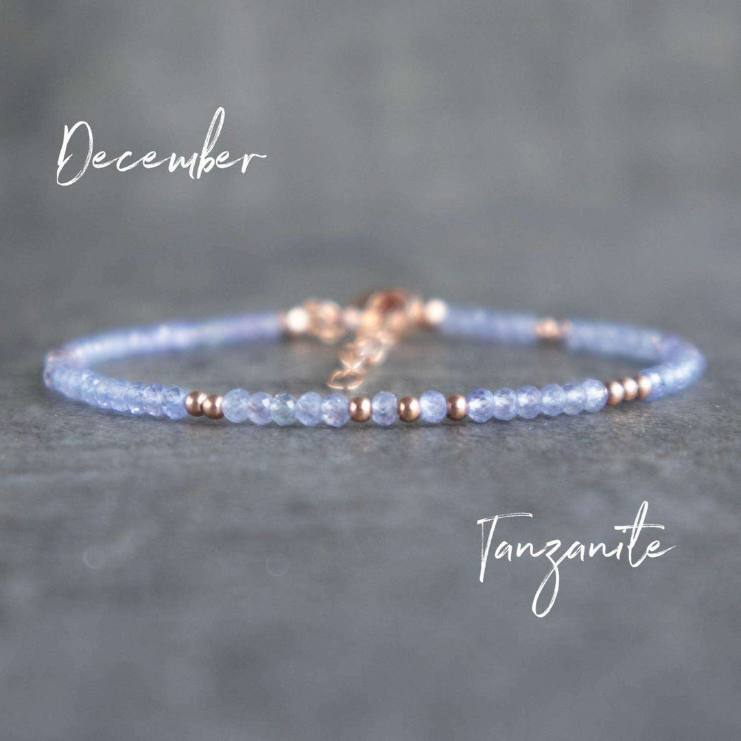 Tanzanite Bead Bracelet