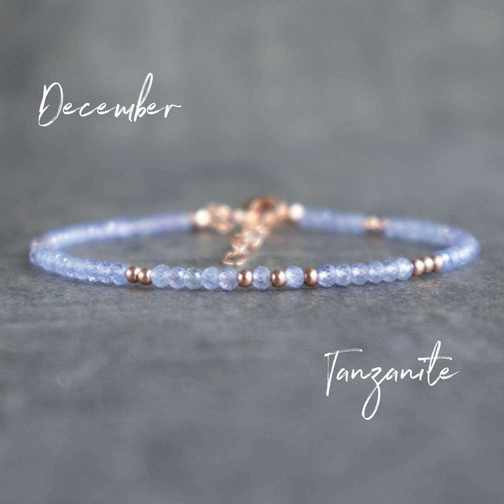 Tanzanite Bead Bracelet