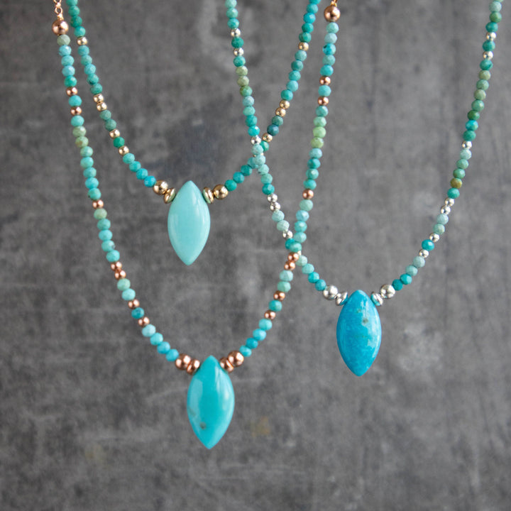 turquoise beaded necklace